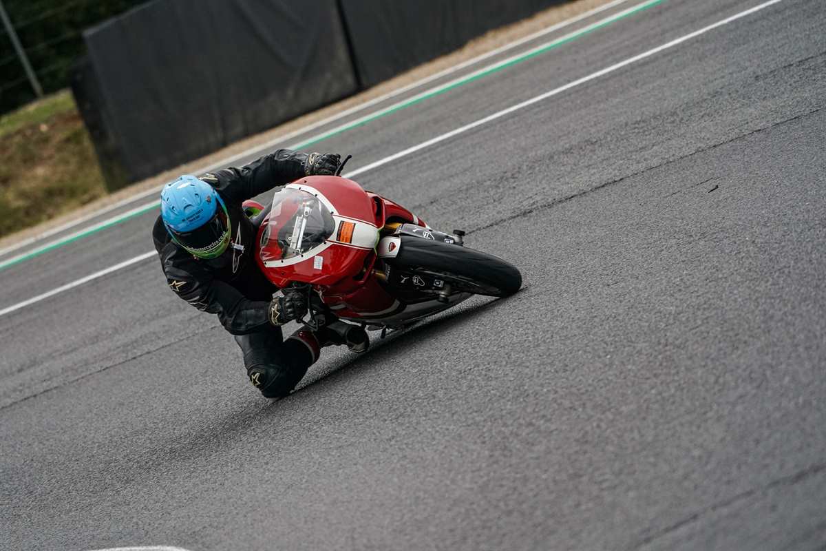 SNS Motorcycles Ducati on track